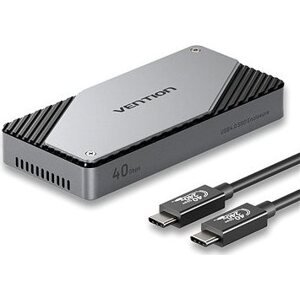 Vention M.2 NVMe SSD Enclosure USB-C 40Gbps Gray Aluminum Alloy Type