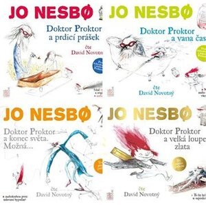 Balíček audioknih Doktor proktor a jeho neuvěřitelné příběhy 1-4 za výhodnou cenu