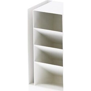Yamazaki Organizér kancelársky Tower 3319, kov, v. 20 cm, biely