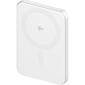AlzaPower Qi2 Ultra Slim 5000 mAh Power Delivery (20 W) biela