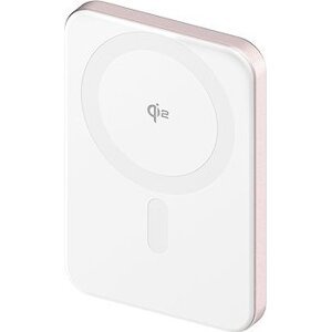 AlzaPower Qi2 Ultra Slim 5000 mAh Power Delivery (20 W) ružová