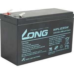 Long baterie 12V 8,5Ah F2 HighRate LongLife 9 let (WPL1235W)