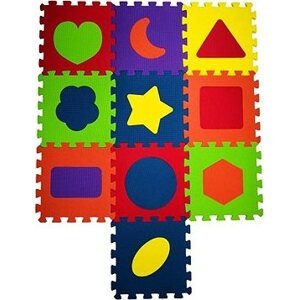 COSING EVA Puzzle podložka – Tvary (10 ks)