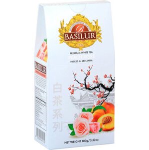 BASILUR White Tea Peach Rose papier 100 g