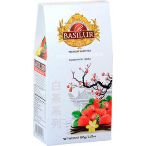 BASILUR White Tea Strawberry Vanilla papier 100 g