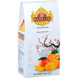 BASILUR White Tea Mango Orange papier 100 g