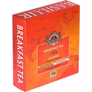 BASILUR Breakfast Tea Assorted Asia prebal 40 gastro vreciek