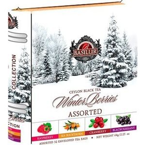 BASILUR Winter Berries Book Assorted 32× 2 g, plech