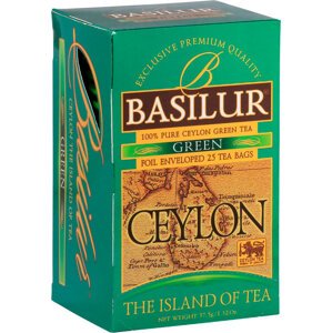 BASILUR Island of Tea Green 25× 1,5 g, prebal