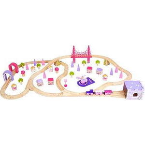 Bigjigs Drevená železnica pre princezné