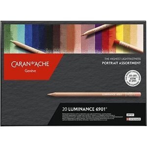 CARAN D'ACHE Luminance 6901 20 farieb vhodných na portrét