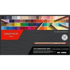 CARAN D'ACHE Luminance 6901 100 farieb + 2 blenderi