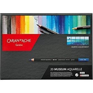 CARAN D'ACHE Museum Aquarelle Marine 20 farieb