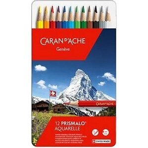CARAN D'ACHE Prismalo Aquarelle 12 farieb