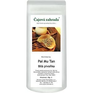 Čajová záhrada China Pai Mu Tan 30 g