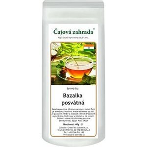 Čajová záhrada Bazalka posvätná (Tulsi)
