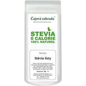 Čajová záhrada Stévia listy