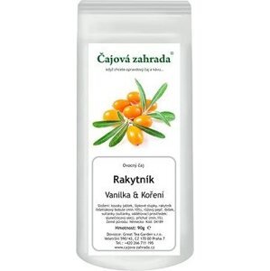 Čajová záhrada – Rakytník & Vanilka & Korenie – ovocný čaj, 90 g