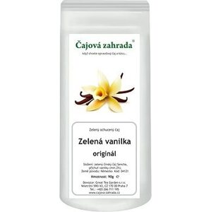 Čajová záhrada – Zelená vanilka – zelený ochutený čaj, 90 g