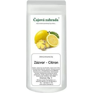 Čajová záhrada – Zázvor & Citrón – zelený ochutený čaj, 90 g