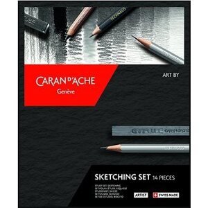 CARAN D'ACHE grafitová súprava Art by 14 ks