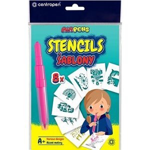 CENTROPEN šablóny k fúkacím fixkám 9996 A+ mix motívov I