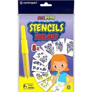 CENTROPEN šablóny k fúkacím fixkám 9996 F + kvety