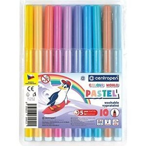 Centropen popisovač 7550/10 Colour World pastel