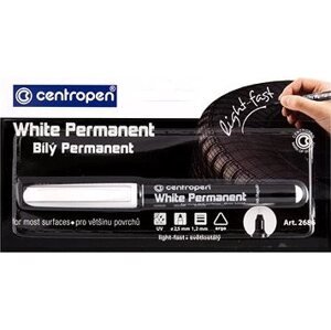 CENTROPEN značkovač 2686 biely permanent