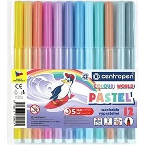 Centropen popisovač 7550/12 Colour World pastel