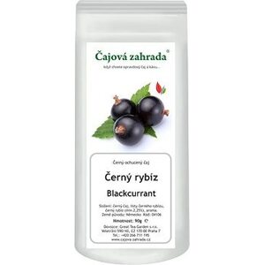 Čajová záhrada Čierne ríbezle – čierny ochutený čaj, 90 g