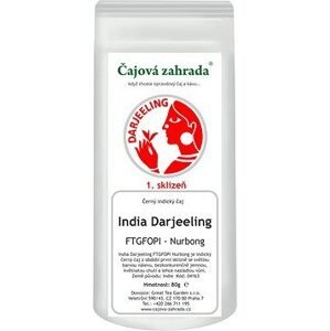Čajová záhrada India Darjeeling FTGFOPI Nurbong – čierny čaj, 1000 g