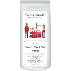 Čajová záhrada Five o´Clock Tea – Čaj o piatej – čierny čaj, 500 g