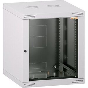 Conteg RQN-12-60/60 – 19" nástenný rozvádzač 12U, 572 × 600 mm, sivý