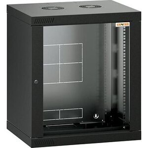 Conteg RQN-15-60/60 – 19" nástenný rozvádzač 15U, 572 × 600 mm, čierny