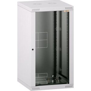 Conteg RQN-21-60/60 – 19" nástenný rozvádzač 21U, 572 × 600 mm, sivý