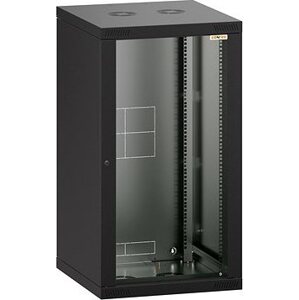 Conteg RQN-21-60/60 – 19" nástenný rozvádzač 21U, 572 × 600 mm, čierny