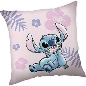 Jerry Fabrics Vankúšik Lilo a Stitch Pink 35 × 35 cm