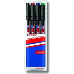 EDDING 141 F OHP pen, sada 4 farieb