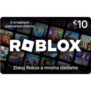 Digitálna darčeková karta Roblox 10 EUR