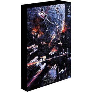 Star Wars, 30 × 40 cm – LED svietiaci obraz