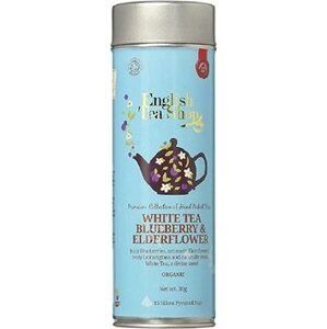 English Tea Shop Biely čaj, baza a čučoriedky v plechovke, bio
