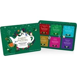 English Tea Shop Prémiová zelená darčeková plechovka 54 g, 36 ks bio