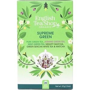 English Tea Shop Mix Vrcholne zelených čajov 37g, 20 ks bio ETS20