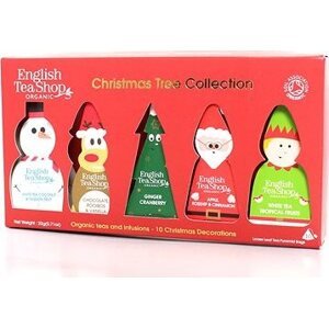 English Tea Shop Darčeková sada Vianočných figúrok na stromček 20 g, 10 ks bio ETS10