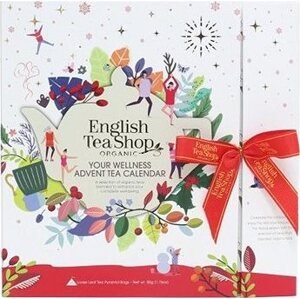 English Tea Shop Biely adventný kalendár Wellness 50 g, 25 ks bio ETS25