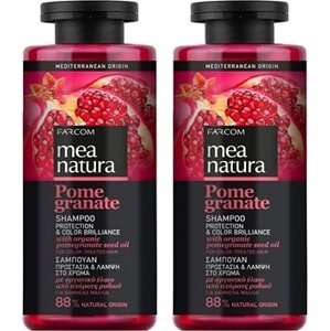 Farcom Mea Natura Šampón Granátové Jablko, ochrana farby vlasov, 300 ml, 2 ks