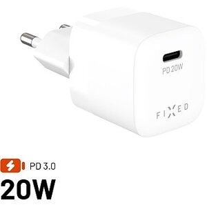 FIXED Mini s USB-C výstupom a podporou PD 20 W biela