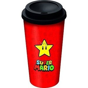 Super Mario – Star – cestovný hrnček