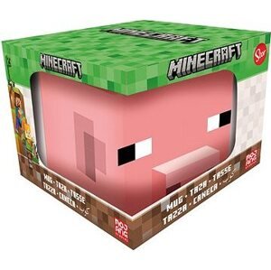 Minecraft Prasiatko – 3D hrnček